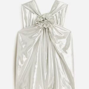 NWT J Crew Collection Rosette Halter Top (Size Small)